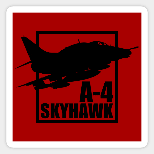 A-4 Skyhawk Magnet by Tailgunnerstudios